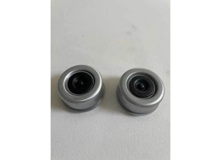 TWRBL1322 7.0K 2.72 in. EZ-Lube Grease Cap Kit with Rubber Plug - Silver