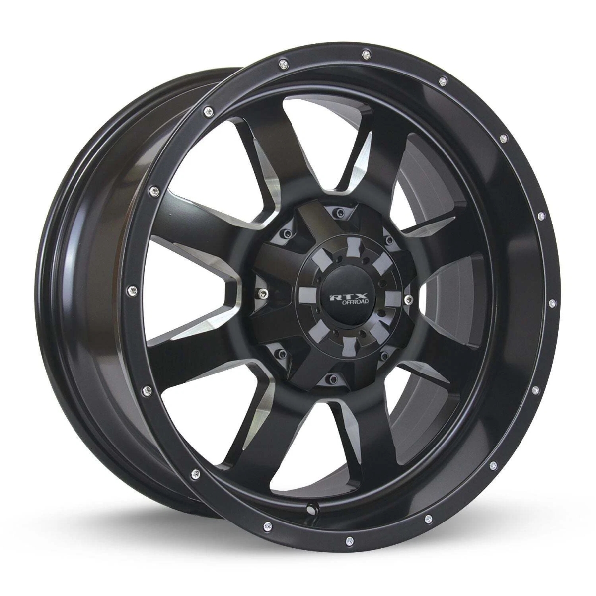 TWR081745 16 x 7, 6 x 139.7 in. Ridgeline ET0 CB10 Milled Wheel - Satin Black