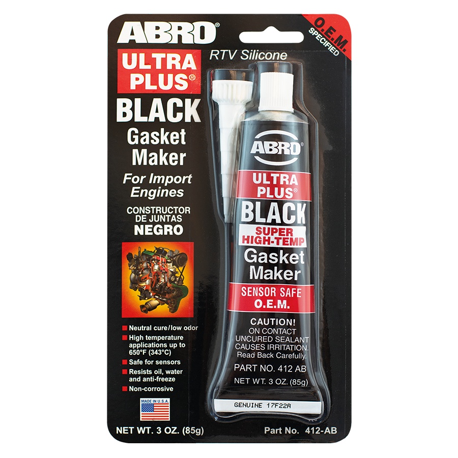 ABO412-AB Gasket Maker - Ultra Plus, Black, 999