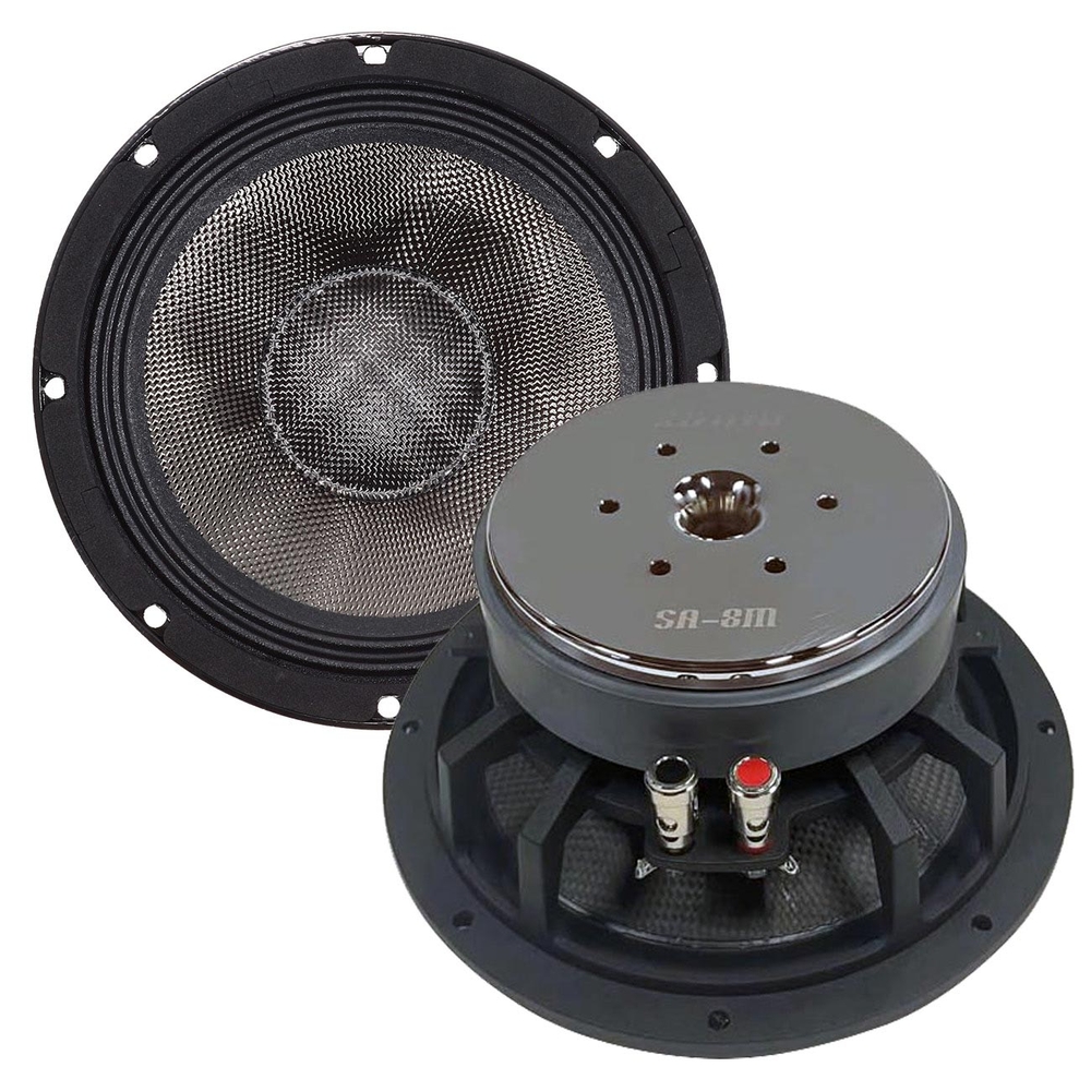 SDNS-SA8M Component Mid Bass Speaker - 8 in. - Set of 2