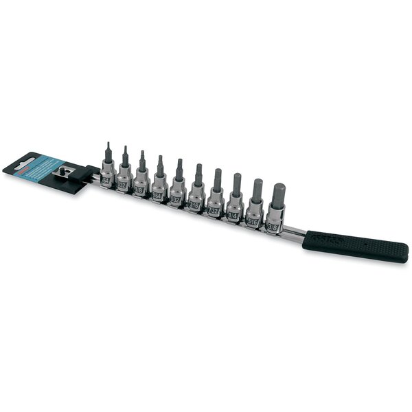 CZTIN38HBS Hex Socket Bit Set for Powersports - 0.375 in. Drive