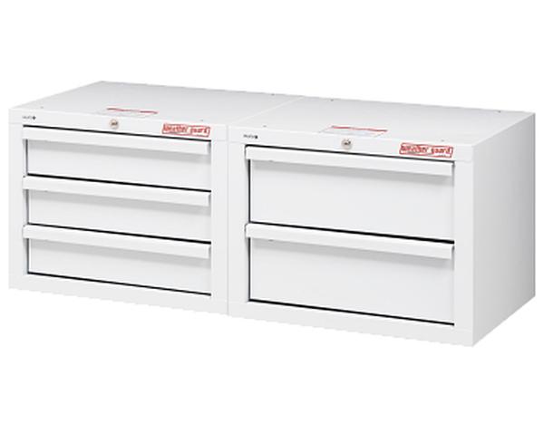 WEA9045-3-03 Secure Storage Module Kit - Steel Finish, White, 42 x 17 x 16 in.