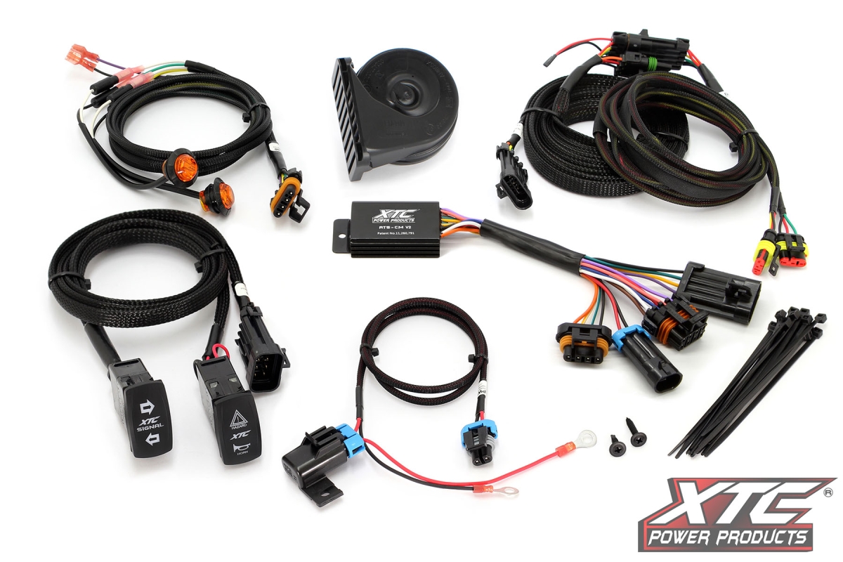 XTCATS-CAN-DEF Turn Signal System with Self-Canceling & Horn for Canam Defender