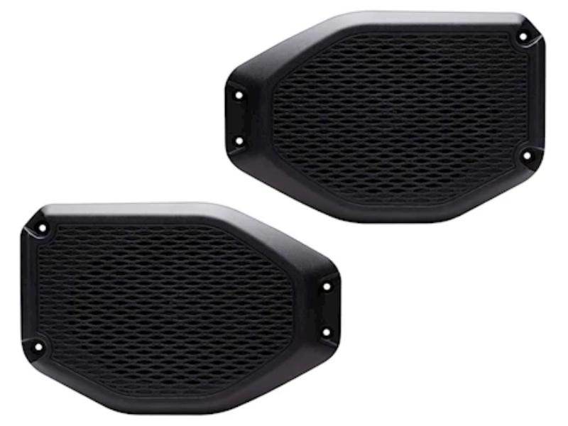 MBQJE1-169SB Universal Rear Speaker Tuned Audio Pack for 2018-2023 Jeep Wrangler JL Gladiator JT - 6 x 9 in.