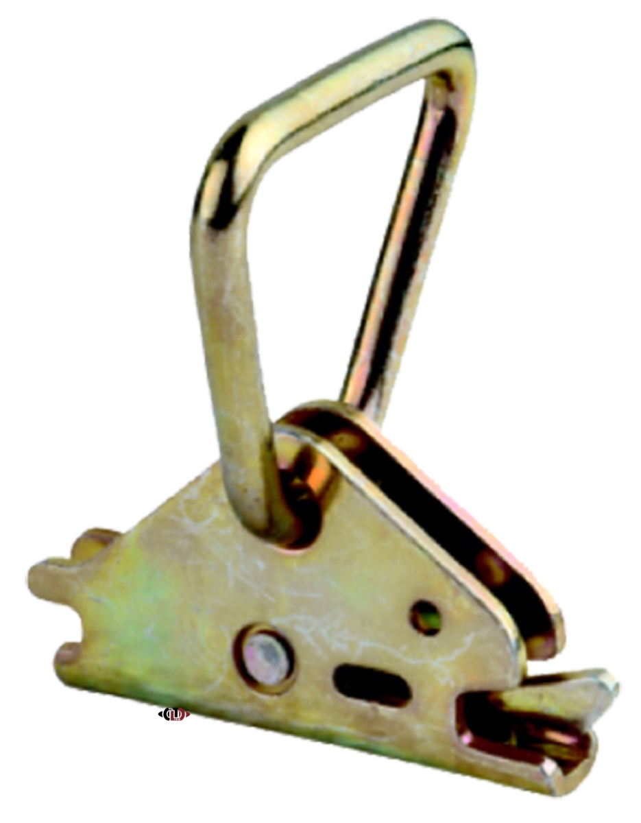 DBTF-EA-2-S-D-RING Cargo Trailer Spring Fitting with E-Track Adapter & 2 D-Ring