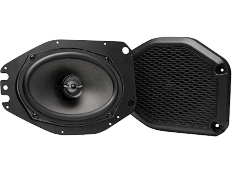 MBQJC1-169SB Rear Coaxial Speaker Tuned Audio Pack for Jeep Wrangler JL-Gladiator JT - 6 x 9 in.