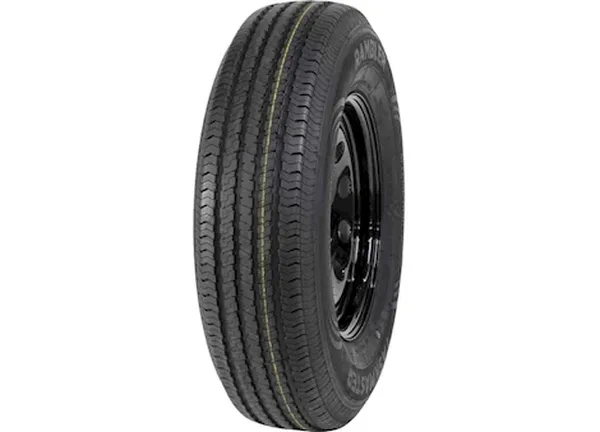 TSKB-22575R150E-N-60545BM-V Rambler Trailer Assembly ST225-75R15 LRE On Black Mod Steel Wheel - 15 x 6 & 5 x 4.5 in., 2860LCC