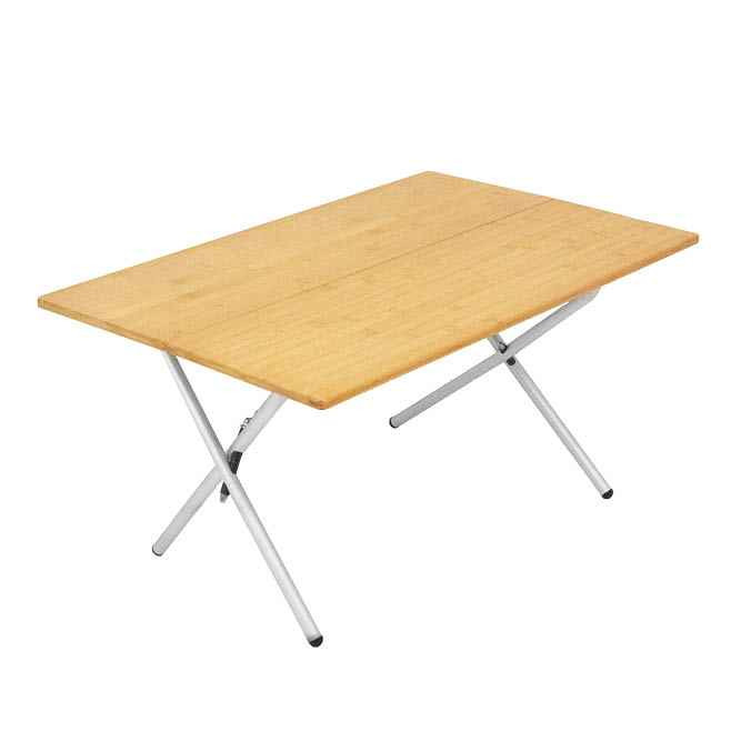 UDA30100031 Collapsible Wood Base Camp Table - Storage Bag