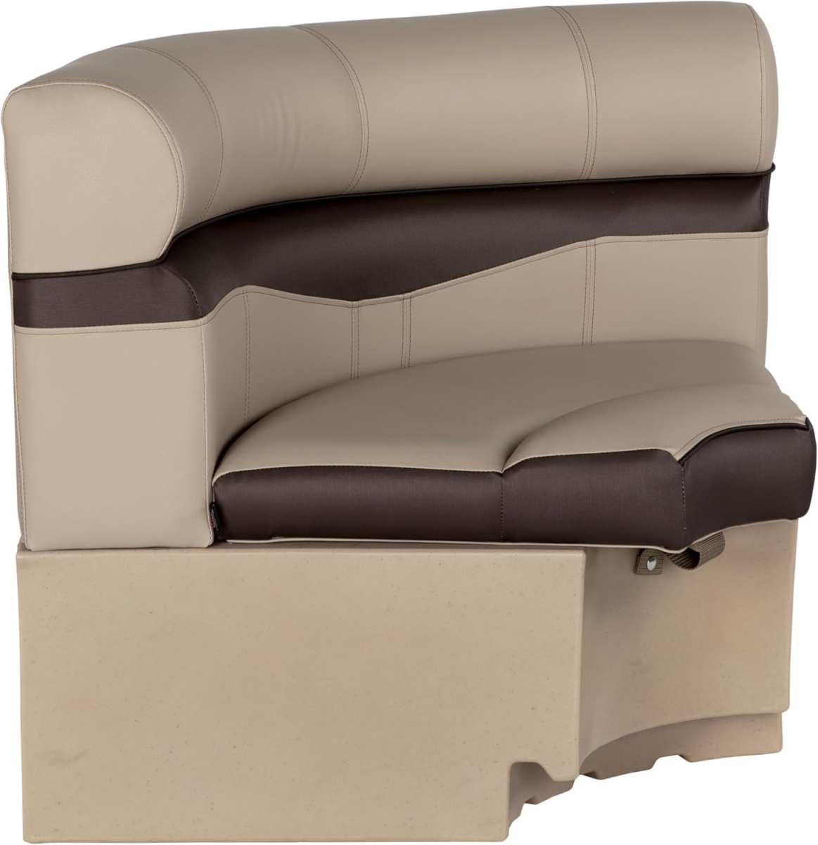 Taylor Made TAM20221094113 81.3 x 72.4 x 76.2 cm Rockport Series Corner Pontoon Seat - Sand