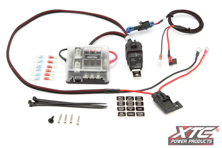 XTCPCS-F1-FB6 Plug & Play Fuse Block with Keyed for Roxor - 6 Circuit, 35A