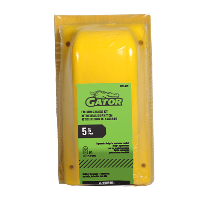 GTF8352035 Block Kit - 3 x 5 in., Assorted Grit - Pack of 6