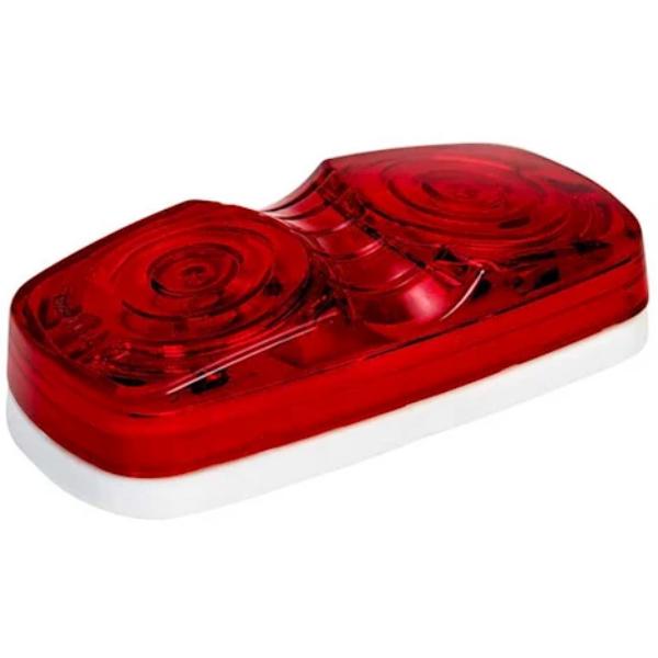 Winston Products WNP1386 Pro Class LED Dual Bulbs Clearance Light - Red, Rectangular
