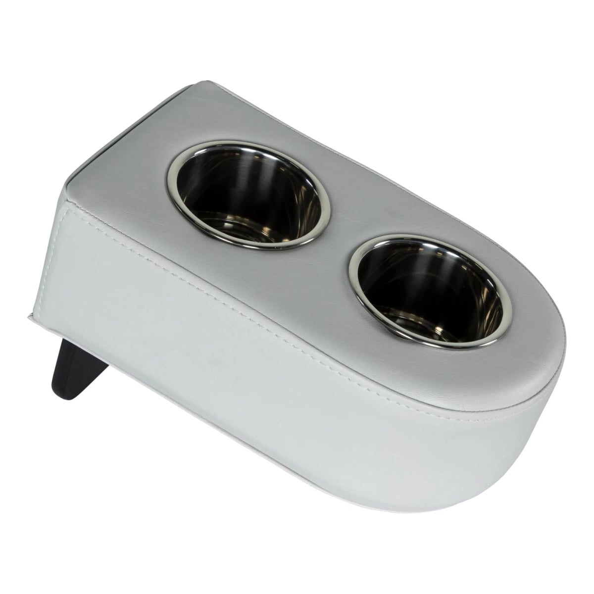 Taylor Made TAM2025000671 Sunset Pontoon Left Armrest Portable Cup Holder - Gray & Blue