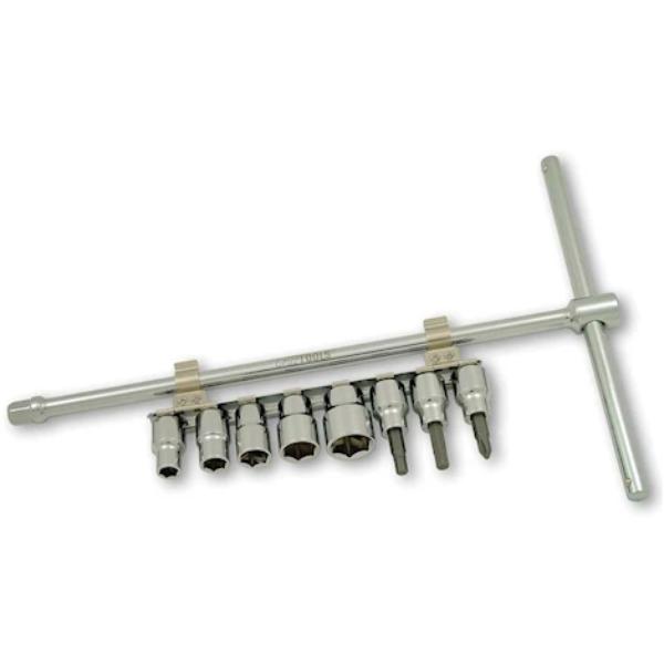 Cruztools Sliding T-Driver With Sockets For Powersports (CZTTSDS38)