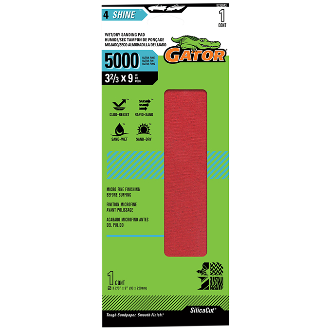 GTF8330043 Sanding Pad - 10.6667 x 9 in., 5000 Grit