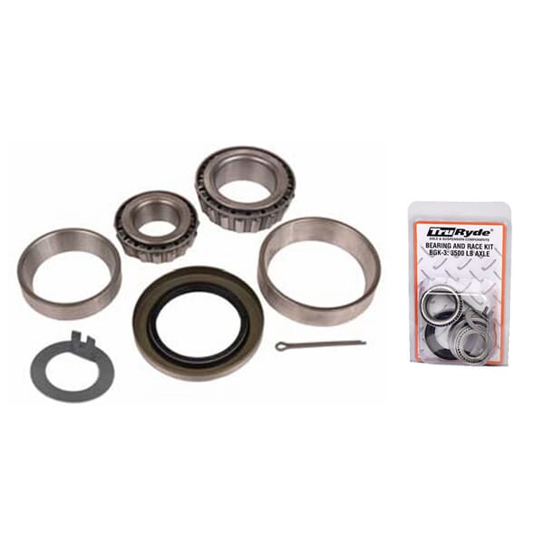 TRPPP-BGK-7 Cotter Pin Axle Bearing Kit with Washer & Inner & Outer Bearing Races - 6.0K