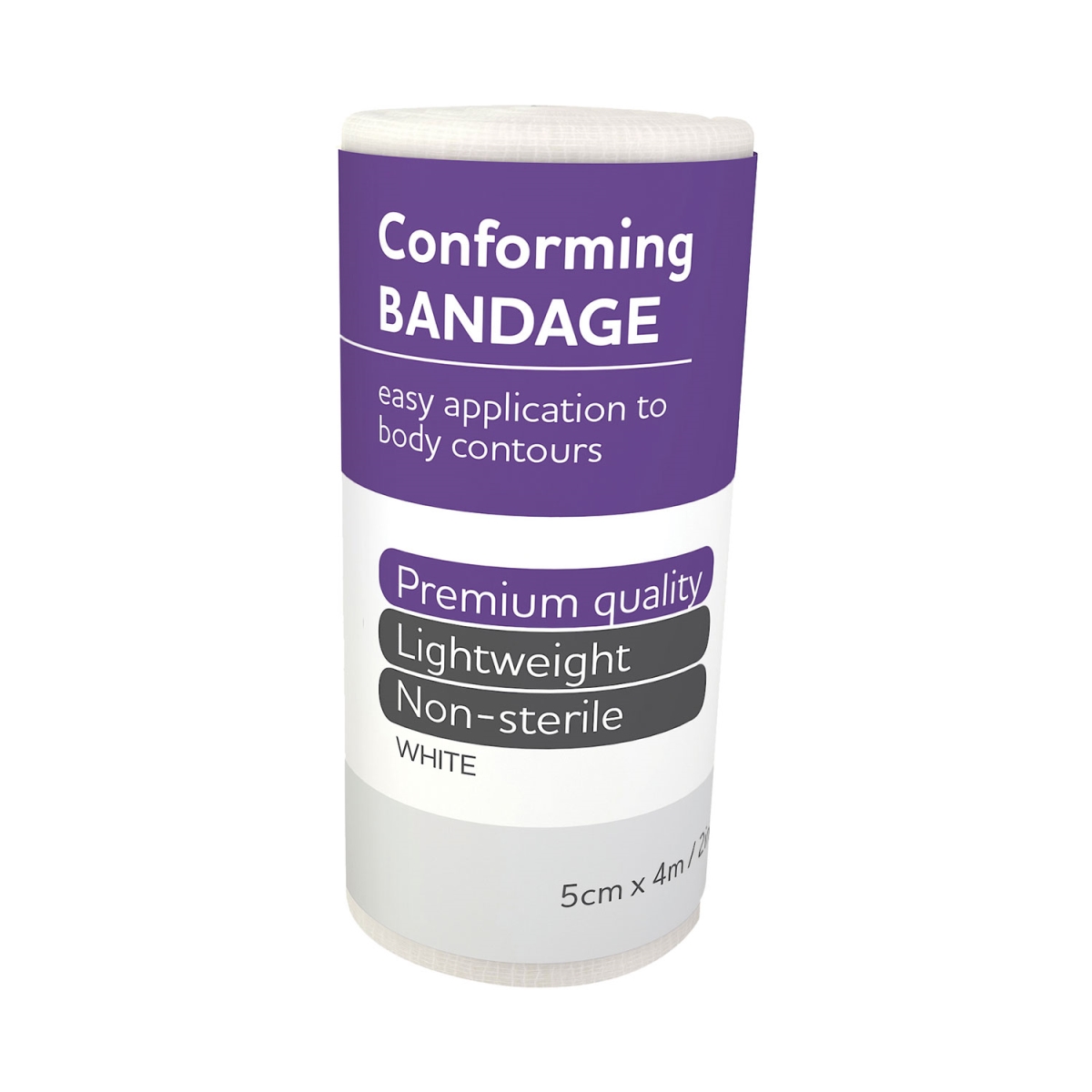 AEHAF50 2 in. x 4.3 yds Aeroform Conforming Bandage, White - Pack of 12