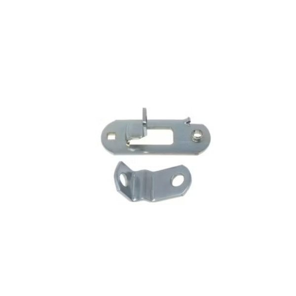 PHM158-102 Zinc Plated Hasp & Handle Keeper for Door Latch - 2 Piece