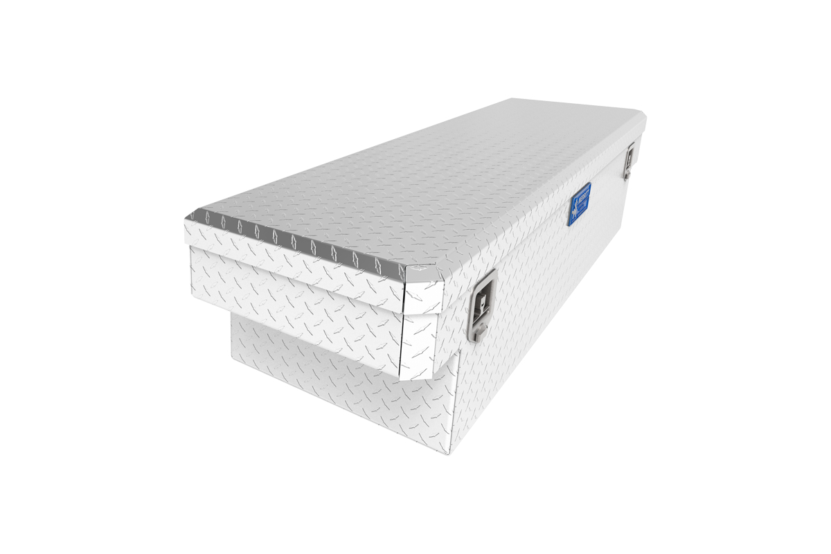 MRT710209-112 Toolbox with Diamond Plate - 16 x 20 x 70, Gloss Aluminum