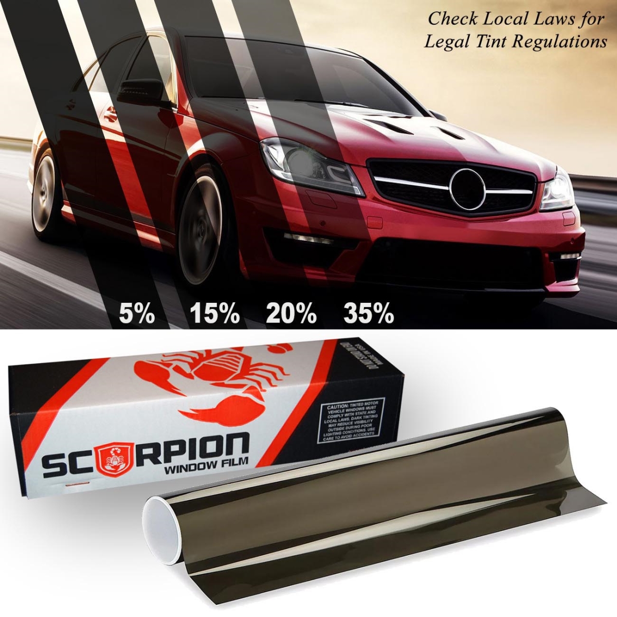 SWFCS20B24 24 in. x 100 ft. 20 Percent Carbon Window Tint