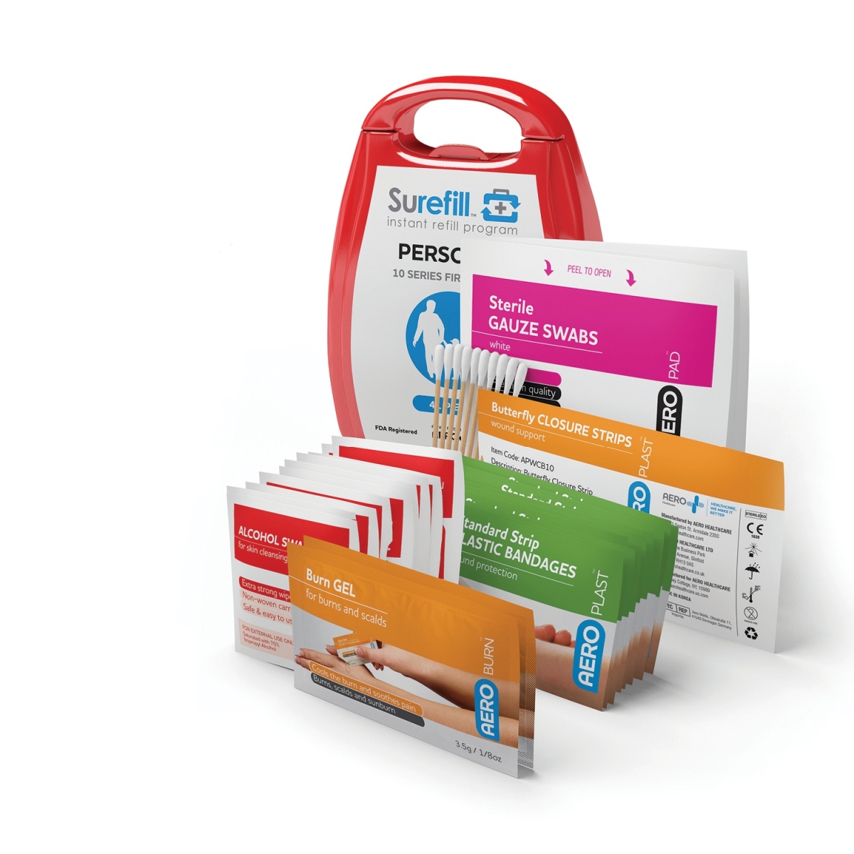 Aero Healthcare SUREFILL Personal First Aid Kit - AKP01