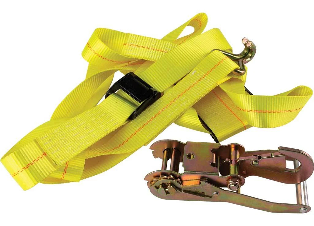 TWRRT9094 15 or 16 in. Adjustable Tire Strap - Yellow