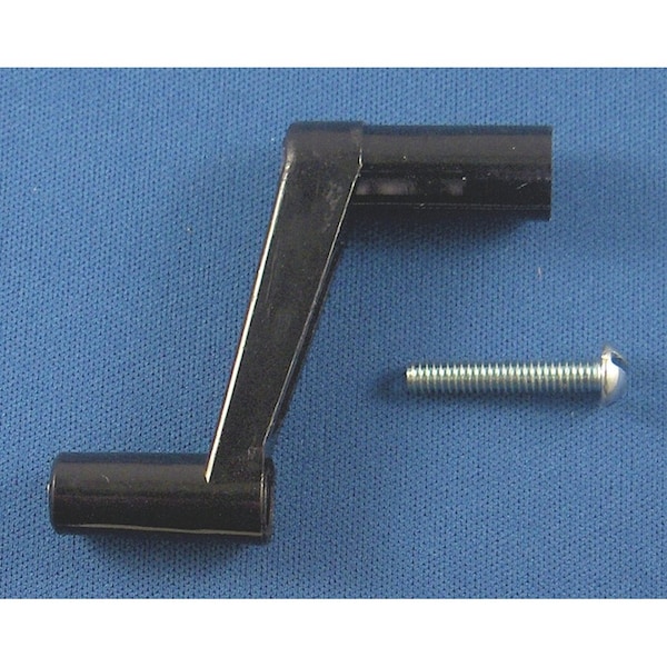 STY838PBLK 1 in. Plastic Crank Handle - Black