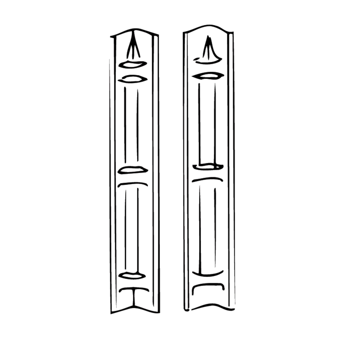 BBAW260C 2-PK 60 in. Corner Caddy Tub Surround - White - Pack of 2