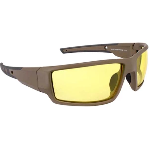 RNS41285 HD Safety Eyewear with SDE Frame - Tan & Yellow Lens