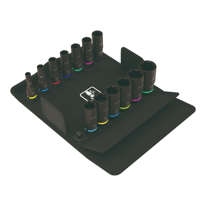 Wera Tools WRA05005581001 B Impaktor Imperial Set - 0.375 in. - 13 Piece