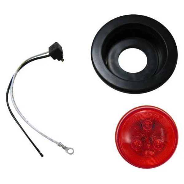 TWRJ-15R-C 2 in. LED Light Kit, Red