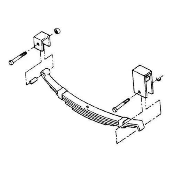 TWRRT3000D 2 in. Slipper Single Suspension Kit