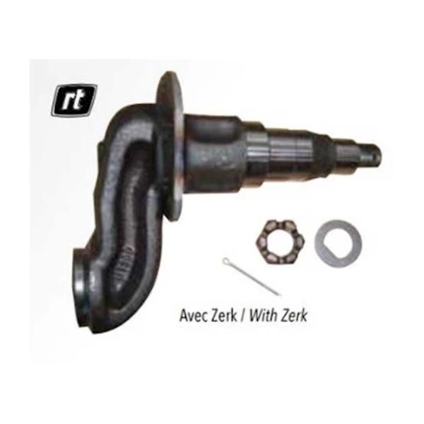 TWR27-274L Zerk Flange Spindle - 6000 lbs, 7.0K, 4 Drop
