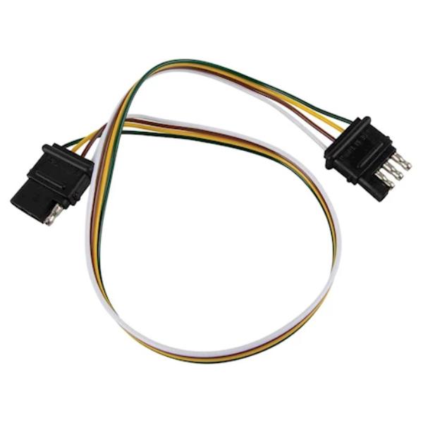 TWRRT1106 Trailer Wire - 24 in., 4 Conductor, Flat Connector