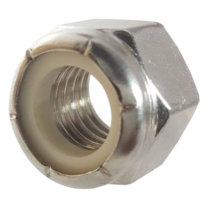 TWR2350219 0.37-24 in. UNF Nylon Steel Lock Nut