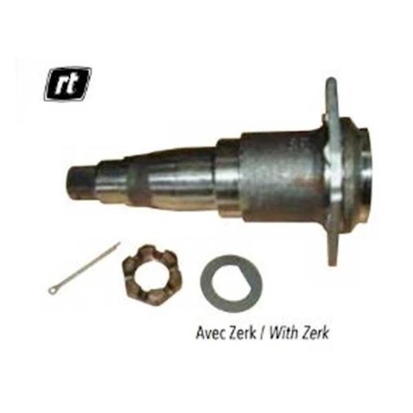 TWRFS7000FF1 Straight Zerk Flange Spindle - 6000 lbs, 7.0K