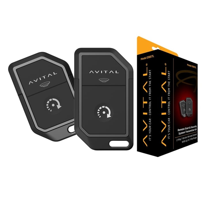 AVTD9817L Remote Control Kit with 2 Way, 1 Button & Up to 0.25 Mile Range