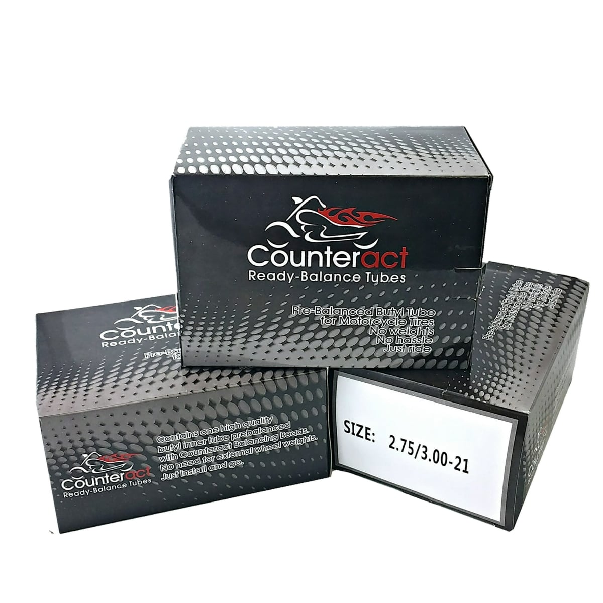 CBBMKT-08 Motorcycle Pre-Balanced Inner Tube 2.75 & 3.00-21 with TR6 Valve Stem