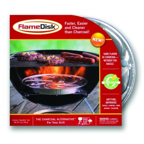 FDKSG100 No Mess Charcoal Alternative Flame Disk - Case of 10