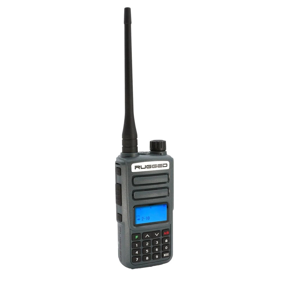 RGRGMR2-PLUS Handheld Radio with Rugged GMR2 Plus GMRS-FRS - Grey