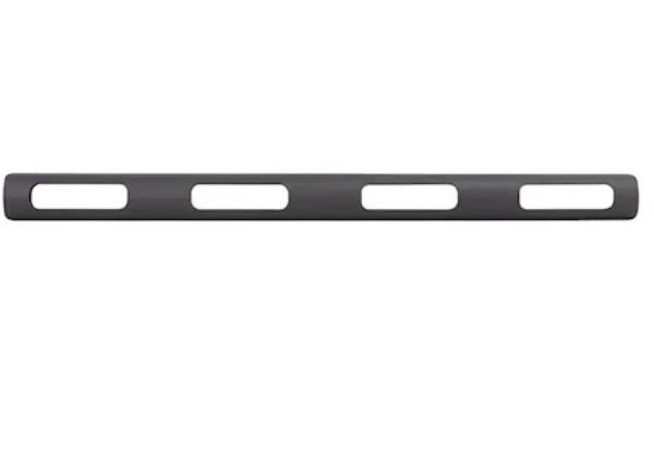 RHI4L91T-M1B Mask Plate with Intersection Brackets - 4 Light, Steel, Textured Black