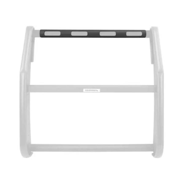 RHI4L61T-M1B Light Mask Plate with Intersection Brackets for Whelen Ion - Steel, Textured Black