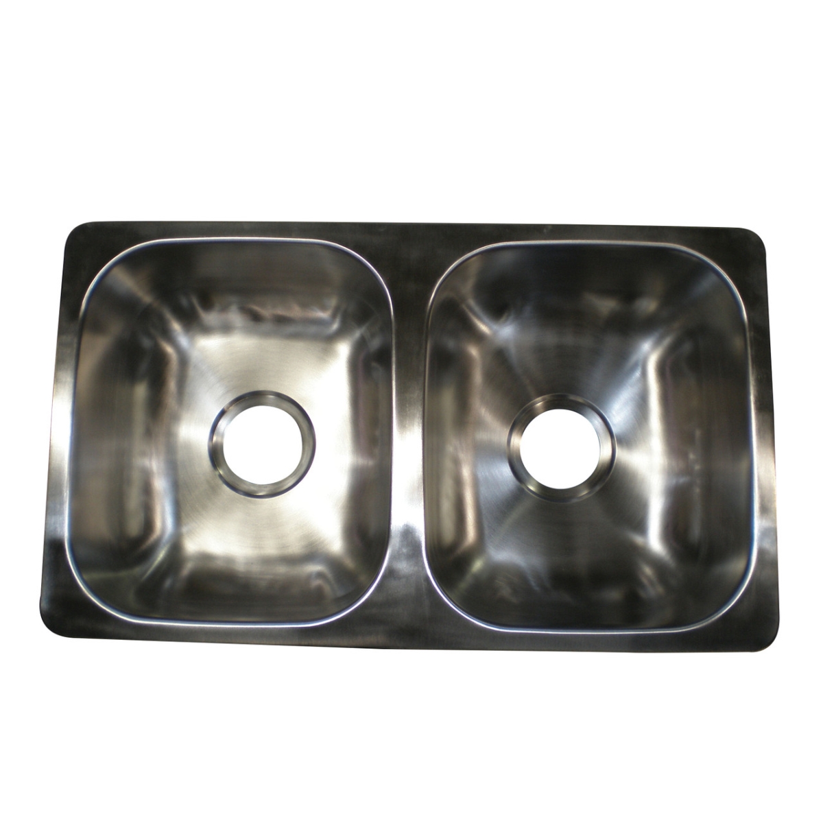 LSB13TLSB25155 25 x 15 x 5 in. Stainless Steel Double Sink with L-Edge