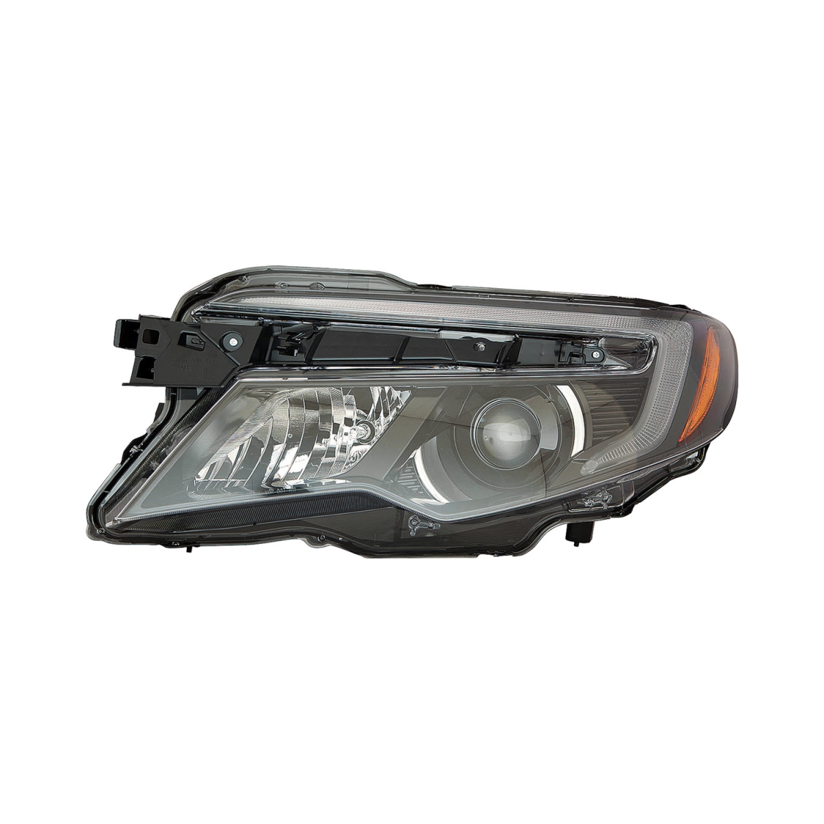 MZN317-1174L-AC2 CAPA Left Hand Headlight for 2016-2017 Honda Pilot - Black Housing - Clear Lens