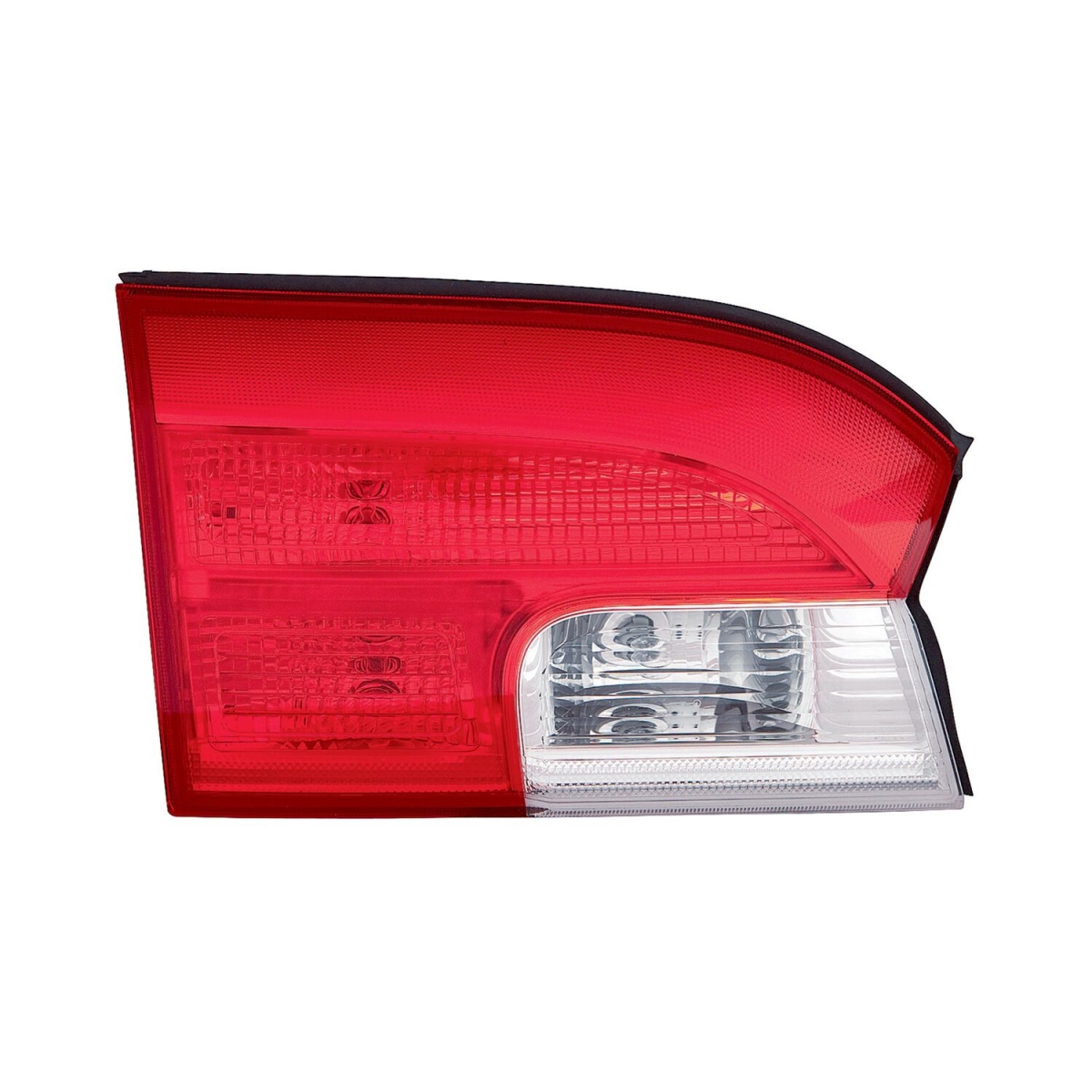 MZN335-1311L-ACN CAPA Left Hand Inner Backup Tail Lamp Assembly for 2010-2017 GMC Terrain - Chrome Housing - Red & Clear Lens