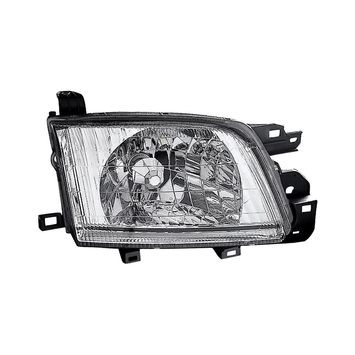MZN320-1111R-AC CAPA Right Hand Headlight Assembly for 2001-2002 Subaru Forester - Chrome Housing - Clear Lens