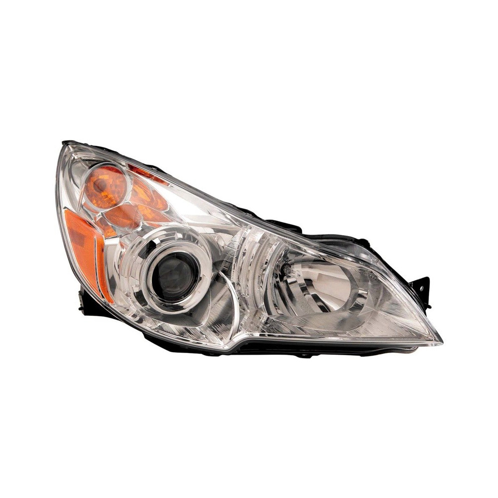 MZN320-1122R-AC CAPA Right Hand Headlight Assembly for 2010-2011 Subaru Legacy & Outback - Chrome Housing - Clear Lens