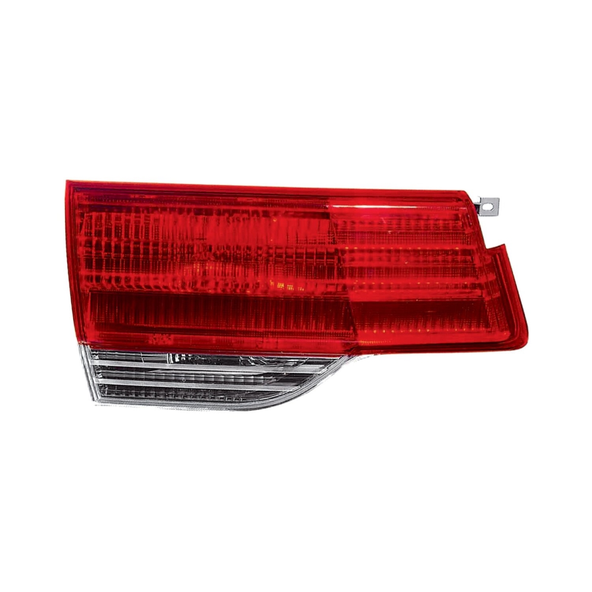 MZN317-1331L-AC CAPA Left Hand Inner Backup Tail Lamp Assembly for 2008-2010 Honda Odyssey - Chrome Housing - Red & Clear Lens