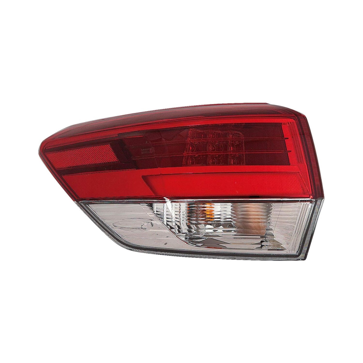 MZN312-19ANL-AC CAPA Left Hand Outer Taillamp Assembly for 2017 Toyota Highlander & Hybrid