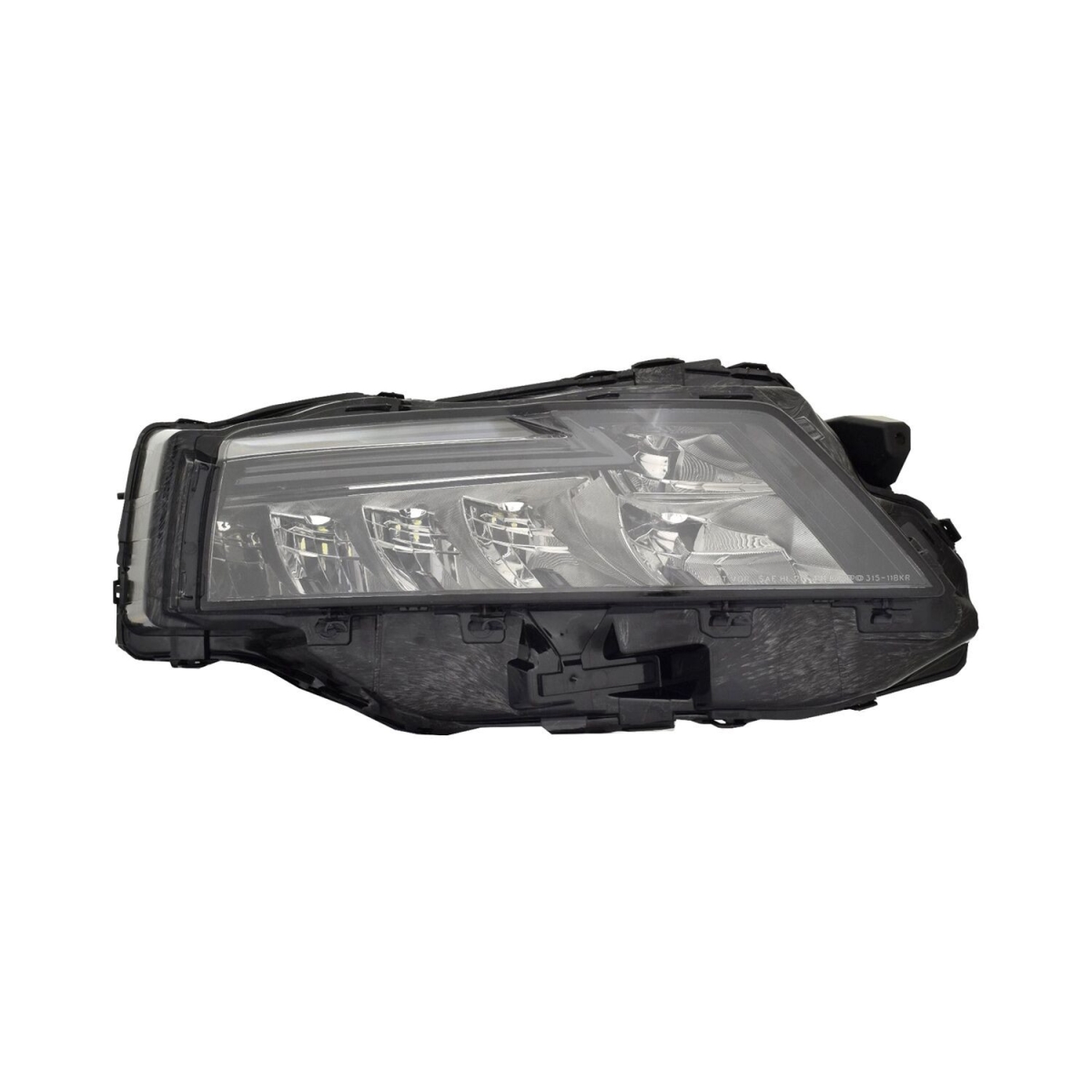MZN315-11BKR-AC2 CAPA Right Hand Composite Headlamp Assembly for 2024-Current Nissan Rogue SL-SV Models - Black Housing - Clear Lens
